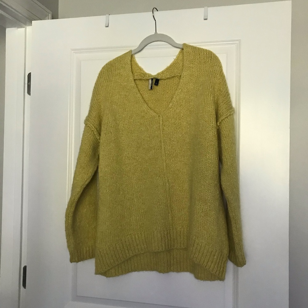 Top shop yellow sweater